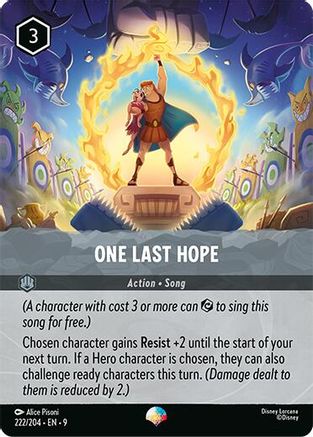 One Last Hope (Epic) (222/204) [Fabled] Holofoil - Deck Out Gaming