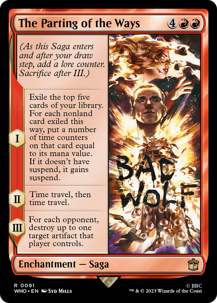 The Parting of the Ways (91) [Doctor Who] foil - Deck Out Gaming