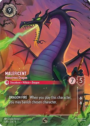Maleficent - Monstrous Dragon (Store Championship) (5/P3) [Disney Lorcana Promo Cards] Holofoil - Deck Out Gaming