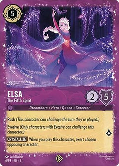 Elsa - The Fifth Spirit (6/P3) [Disney Lorcana Promo Cards] Holofoil - Deck Out Gaming