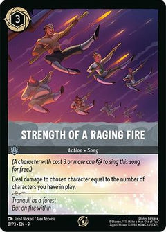 Strength of a Raging Fire (8/P3) [Disney Lorcana Promo Cards] Cold Foil - Deck Out Gaming