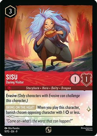 Sisu - Daring Visitor (9/P3) [Disney Lorcana Promo Cards] Cold Foil - Deck Out Gaming