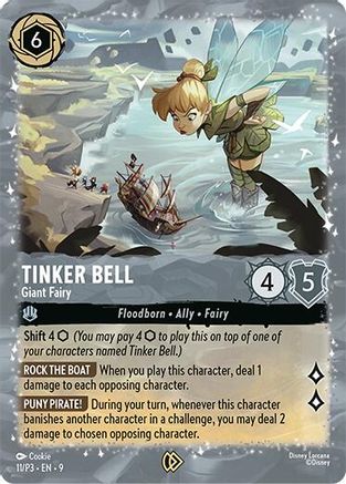 Tinker Bell - Giant Fairy (11/P3) [Disney Lorcana Promo Cards] Holofoil - Deck Out Gaming