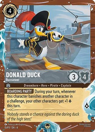 Donald Duck - Buccaneer (Disney Cruise Promo) (15/P3) [Disney Lorcana Promo Cards] Holofoil - Deck Out Gaming