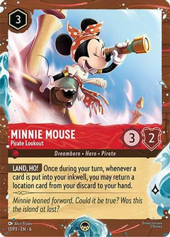 Minnie Mouse - Pirate Lookout (Disney Cruise Promo) (17/P3) [Disney Lorcana Promo Cards] Holofoil - Deck Out Gaming