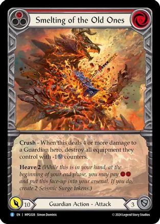 Smelting of the Old Ones (Extended Art) (MPG028) [Mastery Pack Guardian] Rainbow Foil - Deck Out Gaming