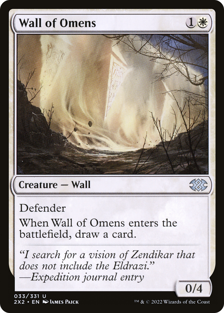 Wall of Omens (33) [Double Masters 2022] foil - Deck Out Gaming