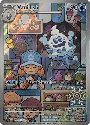 Vanillish - 190/182 (Holiday Calendar) (190) [Miscellaneous Cards & Products] Holofoil