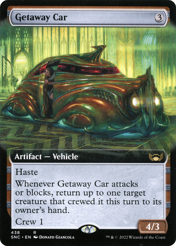 Getaway Car (Extended Art) (438) [Streets of New Capenna] foil - Deck Out Gaming