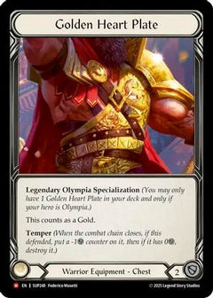 Golden Heart Plate (SUP248) [Super Slam] - Deck Out Gaming