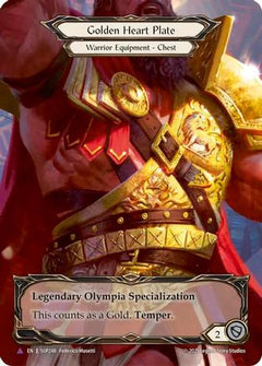 Golden Heart Plate (Marvel) (SUP248) [Super Slam] Cold Foil - Deck Out Gaming
