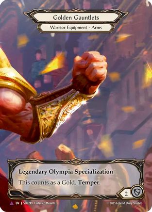 Golden Gauntlets (Marvel) (SUP249) [Super Slam] Cold Foil - Deck Out Gaming
