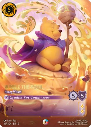 Winnie the Pooh - Hunny Wizard (Enchanted) (227/204) [Fabled] Holofoil - Deck Out Gaming