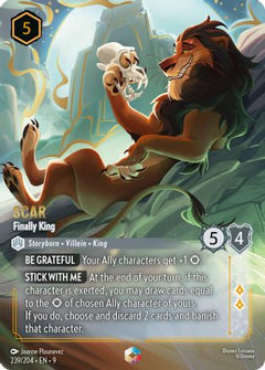 Scar - Finally King (Enchanted) (239/204) [Fabled] Holofoil - Deck Out Gaming