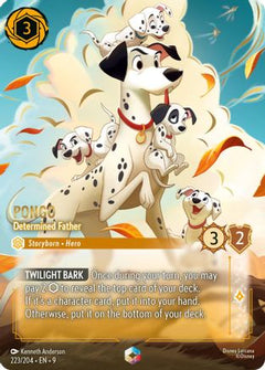 Pongo - Determined Father (Enchanted) (223/204) [Fabled] Holofoil - Deck Out Gaming