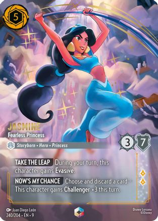 Jasmine - Fearless Princess (Enchanted) (240/204) [Fabled] Holofoil - Deck Out Gaming