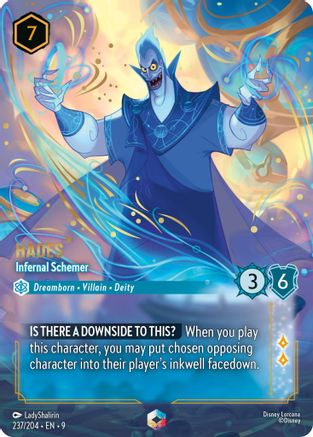 Hades - Infernal Schemer (Enchanted) (237/204) [Fabled] Holofoil - Deck Out Gaming
