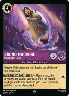 Bruno Madrigal - Undetected Uncle (0/204) [Fabled] - Deck Out Gaming