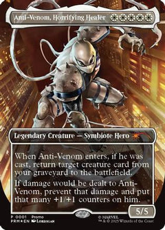 Anti-Venom, Horrifying Healer (Borderless) (1) [Media Promos] foil - Deck Out Gaming