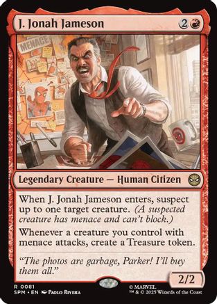 J. Jonah Jameson (81) [Marvel's Spider-Man] - Deck Out Gaming