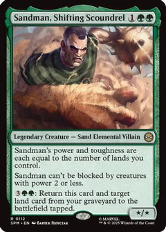 Sandman, Shifting Scoundrel (112) [Marvel's Spider-Man] foil - Deck Out Gaming