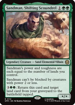 Sandman, Shifting Scoundrel (112) [Marvel's Spider-Man] - Deck Out Gaming