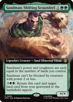 Sandman, Shifting Scoundrel (Extended Art) (266) [Marvel's Spider-Man] foil - Deck Out Gaming