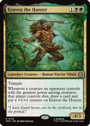 Kraven the Hunter (133) [Marvel's Spider-Man] - Deck Out Gaming