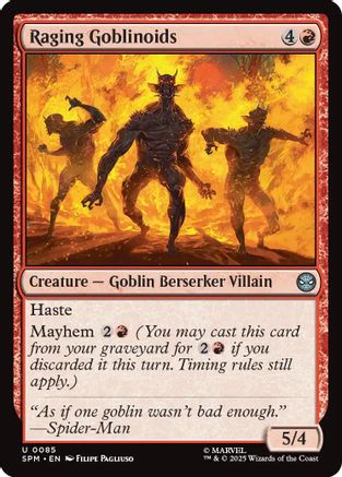 Raging Goblinoids (85) [Marvel's Spider-Man] - Deck Out Gaming