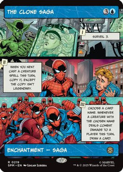 The Clone Saga (Borderless) (219) [Marvel's Spider-Man] foil - Deck Out Gaming