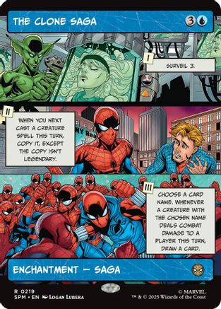 The Clone Saga (Borderless) (219) [Marvel's Spider-Man] - Deck Out Gaming