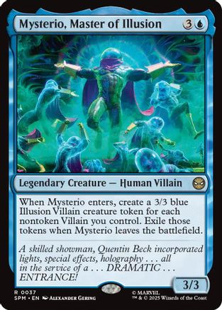 Mysterio, Master of Illusion (37) [Marvel's Spider-Man] foil - Deck Out Gaming
