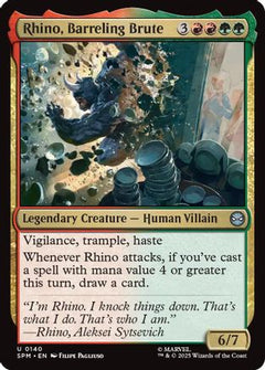 Rhino, Barreling Brute (140) [Marvel's Spider-Man] - Deck Out Gaming