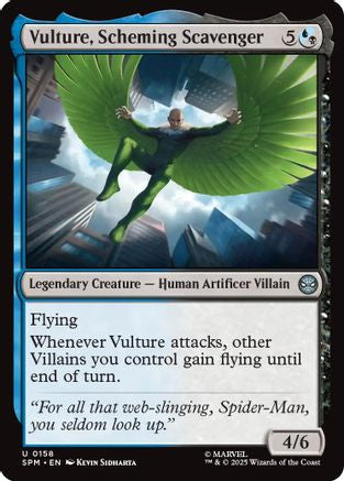 Vulture, Scheming Scavenger (158) [Marvel's Spider-Man] foil - Deck Out Gaming