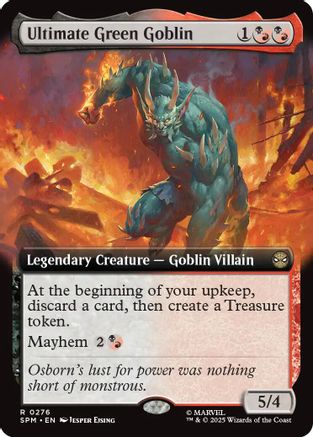 Ultimate Green Goblin (Extended Art) (276) [Marvel's Spider-Man] - Deck Out Gaming