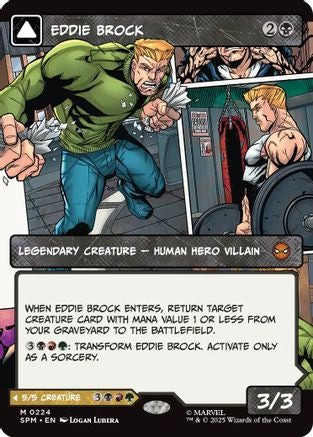 Eddie Brock (0224) (Borderless) (224) [Marvel's Spider-Man] - Deck Out Gaming