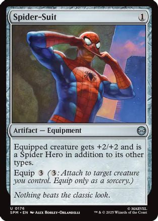 Spider-Suit (176) [Marvel's Spider-Man] foil - Deck Out Gaming