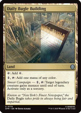 Daily Bugle Building (179) [Marvel's Spider-Man] foil - Deck Out Gaming