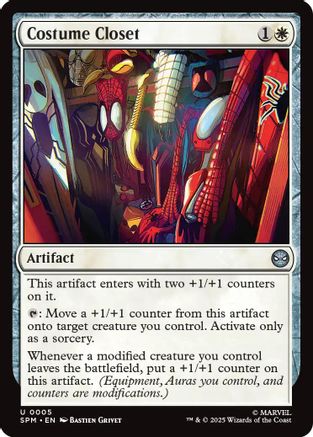 Costume Closet (5) [Marvel's Spider-Man] - Deck Out Gaming