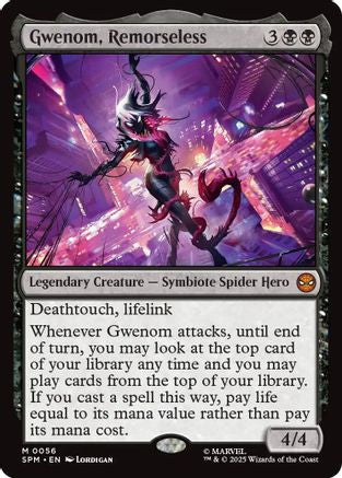 Gwenom, Remorseless (56) [Marvel's Spider-Man] - Deck Out Gaming
