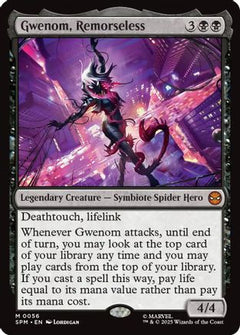 Gwenom, Remorseless (56) [Marvel's Spider-Man] foil - Deck Out Gaming