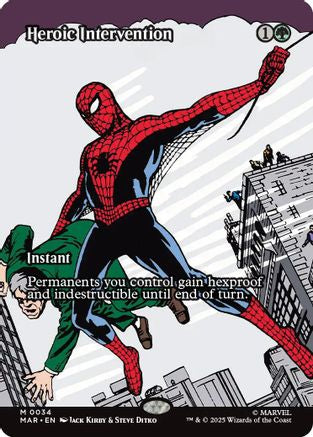 Heroic Intervention (34) [Marvel Eternal-Legal] - Deck Out Gaming