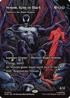 Venom, King in Black - Skithiryx, the Blight Dragon (22) [Marvel Eternal-Legal] foil - Deck Out Gaming