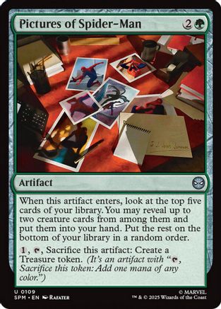 Pictures of Spider-Man (109) [Marvel's Spider-Man] foil - Deck Out Gaming