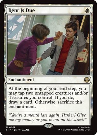 Rent Is Due (11) [Marvel's Spider-Man] foil - Deck Out Gaming