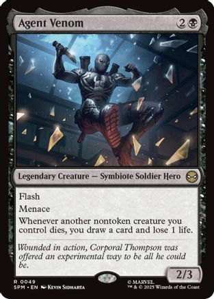 Agent Venom (49) [Marvel's Spider-Man] foil - Deck Out Gaming