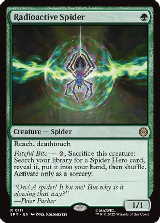 Radioactive Spider (111) [Marvel's Spider-Man] foil - Deck Out Gaming