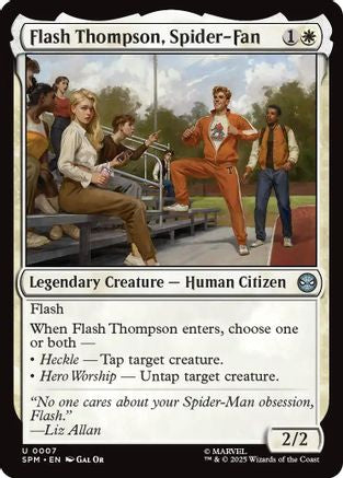 Flash Thompson, Spider-Fan (7) [Marvel's Spider-Man] - Deck Out Gaming