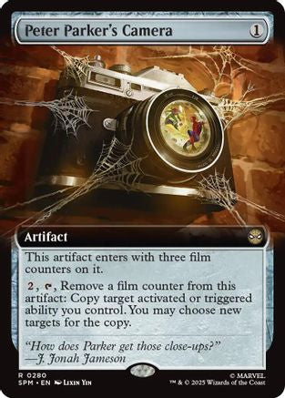 Peter Parker's Camera (Extended Art) (280) [Marvel's Spider-Man] - Deck Out Gaming