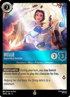 Belle - Apprentice Inventor (37) [Disney Lorcana Promo Cards] Cold Foil - Deck Out Gaming